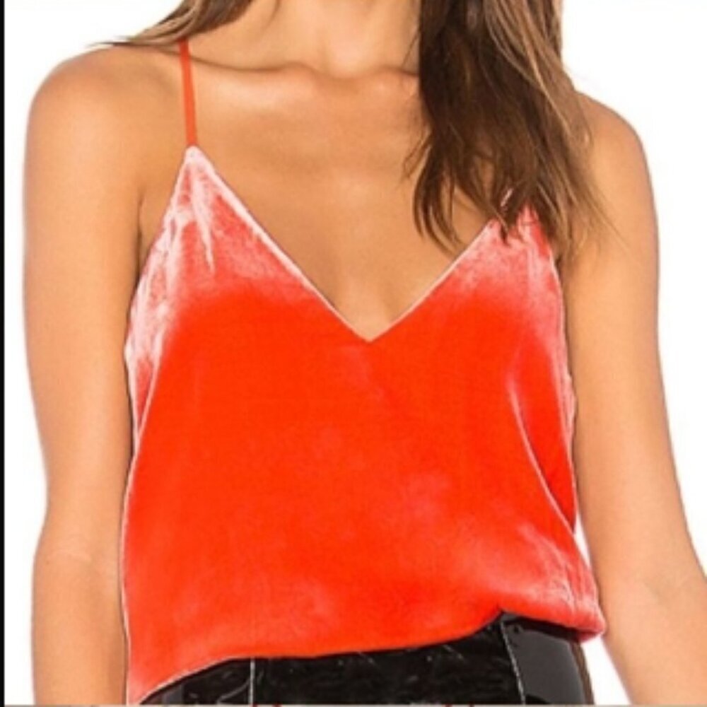 BCBGMaxAzria Y2K Style Silk Blend Racer Back Sleeveless Top